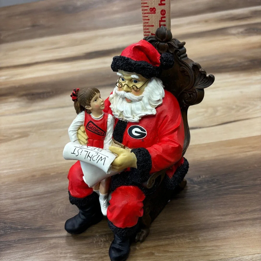 Collegiate Collectables Georgia Bulldogs Wishlist Santa Figurine 2000 Limited Ed